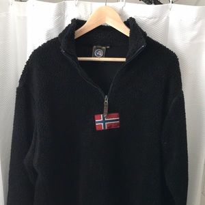 Napapijri - Mens 1/4 Zip Pullover -XXL